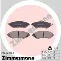 Fékbetét Készlet, Tárcsafék - Zimmermann