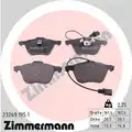 Fékbetét Készlet, Tárcsafék - Zimmermann