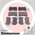 Fékbetét Készlet, Tárcsafék - Zimmermann
