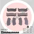 Fékbetét Készlet, Tárcsafék - Zimmermann
