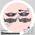 Fékbetét Készlet, Tárcsafék - Zimmermann