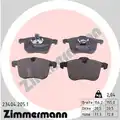 Fékbetét Készlet, Tárcsafék - Zimmermann