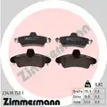 Fékbetét Készlet, Tárcsafék - Zimmermann