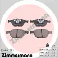 Fékbetét Készlet, Tárcsafék - Zimmermann