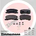 Fékbetét Készlet, Tárcsafék - Zimmermann