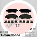 Fékbetét Készlet, Tárcsafék - Zimmermann