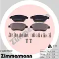 Fékbetét Készlet, Tárcsafék - Zimmermann