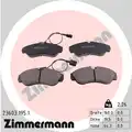 Fékbetét Készlet, Tárcsafék - Zimmermann