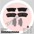 Fékbetét Készlet, Tárcsafék - Zimmermann