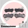 Fékbetét Készlet, Tárcsafék - Zimmermann