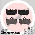 Fékbetét Készlet, Tárcsafék - Zimmermann