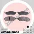 Fékbetét Készlet, Tárcsafék - Zimmermann