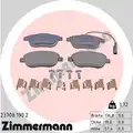 Fékbetét Készlet, Tárcsafék - Zimmermann
