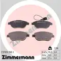 Fékbetét Készlet, Tárcsafék - Zimmermann