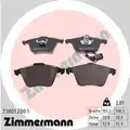 Fékbetét Készlet, Tárcsafék - Zimmermann