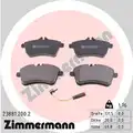 Fékbetét Készlet, Tárcsafék - Zimmermann