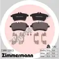Fékbetét készlet,tárcsafék tartozékokkal - Zimmermann