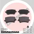 Fékbetét Készlet, Tárcsafék - Zimmermann