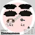 Fékbetét Készlet, Tárcsafék - Zimmermann
