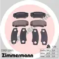 Fékbetét Készlet, Tárcsafék - Zimmermann