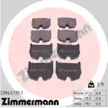 Fékbetét Készlet, Tárcsafék - Zimmermann