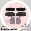 Fékbetét Készlet, Tárcsafék - Zimmermann