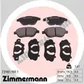 Fékbetét Készlet, Tárcsafék - Zimmermann