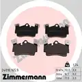 Fékbetét Készlet, Tárcsafék - Zimmermann