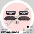 Fékbetét Készlet, Tárcsafék - Zimmermann