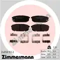 Fékbetét Készlet, Tárcsafék - Zimmermann