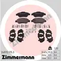 Fékbetét Készlet, Tárcsafék - Zimmermann