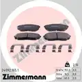 Fékbetét Készlet, Tárcsafék - Zimmermann