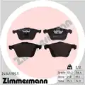 Fékbetét Készlet, Tárcsafék - Zimmermann