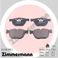 Fékbetét Készlet, Tárcsafék - Zimmermann