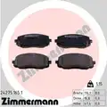 Fékbetét Készlet, Tárcsafék - Zimmermann