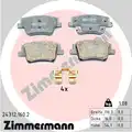 Fékbetét Készlet, Tárcsafék - Zimmermann