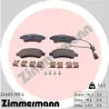Fékbetét Készlet, Tárcsafék - Zimmermann