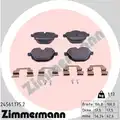 Fékbetét Készlet, Tárcsafék - Zimmermann