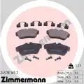 Fékbetét készlet,tárcsafék tartozékokkal - Zimmermann