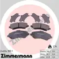 Fékbetét Készlet, Tárcsafék - Zimmermann