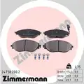 Fékbetét Készlet, Tárcsafék - Zimmermann