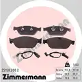 Fékbetét Készlet, Tárcsafék - Zimmermann