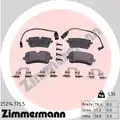 Fékbetét Készlet, Tárcsafék - Zimmermann