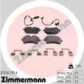 Fékbetét Készlet, Tárcsafék - Zimmermann