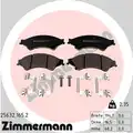 Zimmermann fékbetét készlet, tárcsafék - Zimmermann