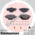 Fékbetét Készlet, Tárcsafék - Zimmermann