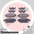 Fékbetét Készlet, Tárcsafék - Zimmermann