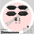 Fékbetét Készlet, Tárcsafék - Zimmermann