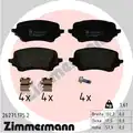 Fékbetét Készlet, Tárcsafék - Zimmermann