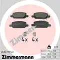Fékbetét Készlet, Tárcsafék - Zimmermann